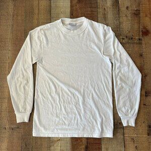 Champion Authentic Athletic Apparel White Long Sleeve Shirt S